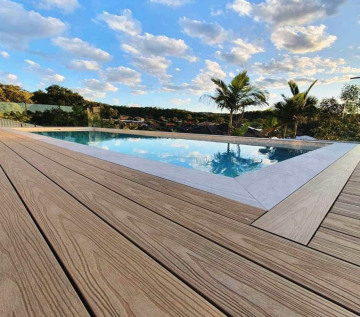 WPC Garden Terrace Wood Plastic Composite Decking