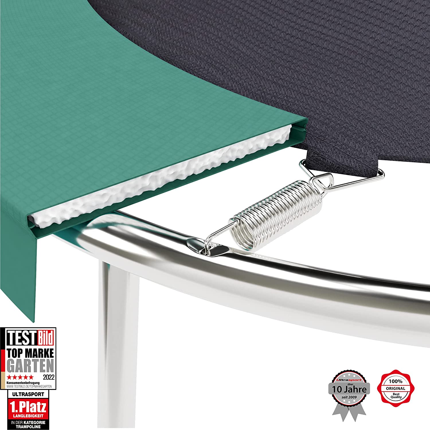 Garden Anti Fall Trampoline com cerca de segurança