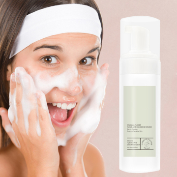 Hot Sales: 150ml Natural Organic Facial Skin Care Cleanser with Camellia Flower Amino Acid Cleansing Mousse