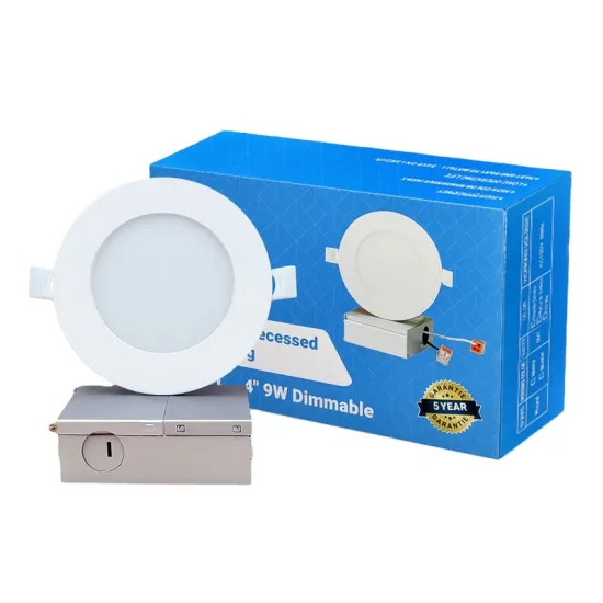 Hot Sale ETL Certified Ultra Slim Dimmable 4 Inch LED Recessed Ceiling Light with Junction Box