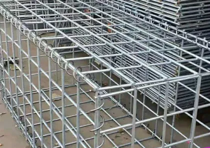 Gabion mesh for flood prevention