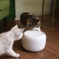 Fontaine d'eau pour animaux de compagnie | 2,5L Smart Pet Drinking Fountain for Cats & Dogs | Filtration d'eau | Pompe silencieuse avec run sèche