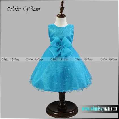 Small MOQ girls bowknot sequin girl princess tutu skirt