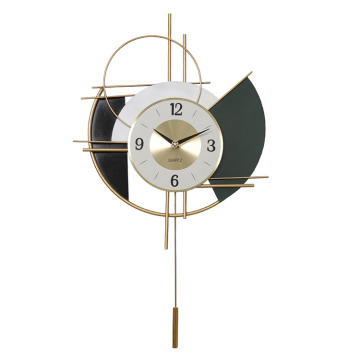 Nordic Silent Non-Ticking Pendulum Wall Clocks for Living Room and Dining Room