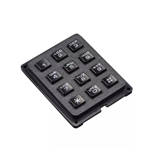 Modelo de controle remoto do teclado de membrana