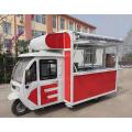 Three wheeled snack stall truck