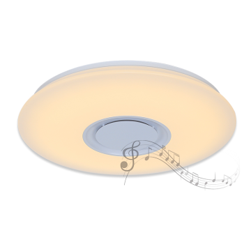 Modern LED Ceiling Light with Built-in Speaker and Remote APP Control