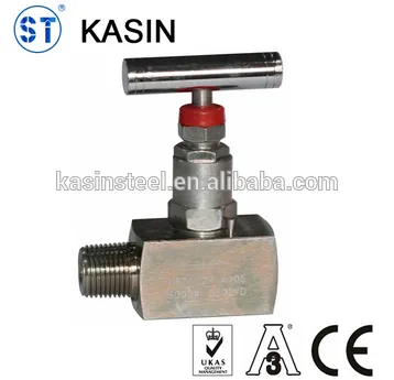 Stainless steel NPT/BSP female/male threaded needle valve