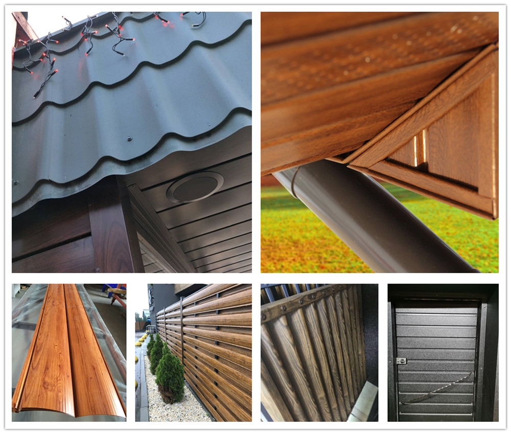 prepainted wood panel metal for home