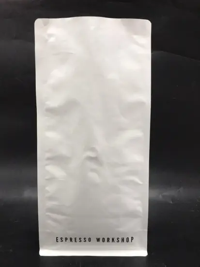 1KG White Kraft Paper Box Coffee Pouch