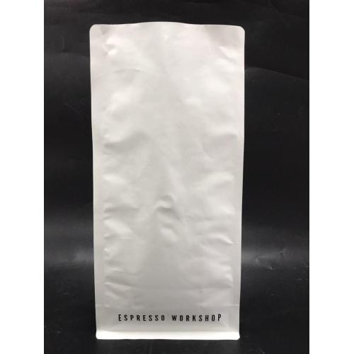 1KG White Kraft Paper Box Coffee Pouch