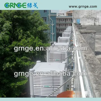 With air ventilator,household 25000m3/h window mounted evaporative air cooler