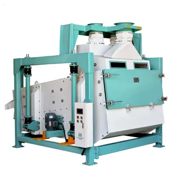 Grain Rice Corn Wheat Rotary Vibration Cleaning Machine