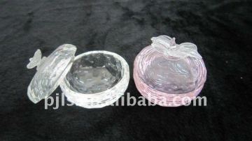 Crystal jewel case jewel box