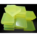 Muovinen polyuretaanilevy läpinäkyvä kirkas keltainen PU -arkki leikkuua varten