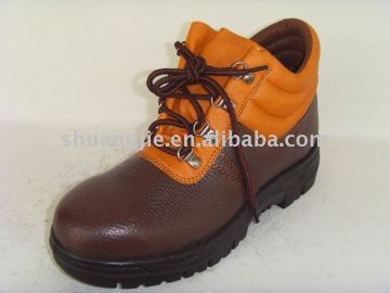 leather pu safety shoes 8042