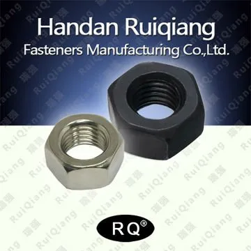black nuts plain nuts HDG nuts zinc plated nuts