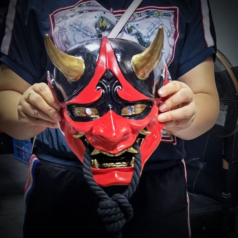 Japanese Hannya Demon Resin Cosplay Mask