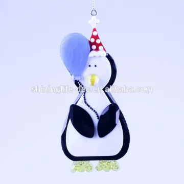new style Penguin with Balloon Christmas decoration