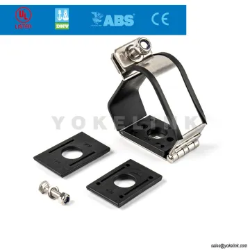 Low Smoke Single Cable Cleats with M8 Bolt for Bundled Cable