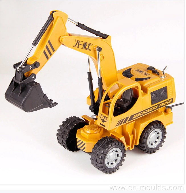 Children's excavator toy mold