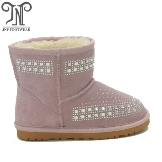 Youth Pink Ankle Boots for Kids Girls