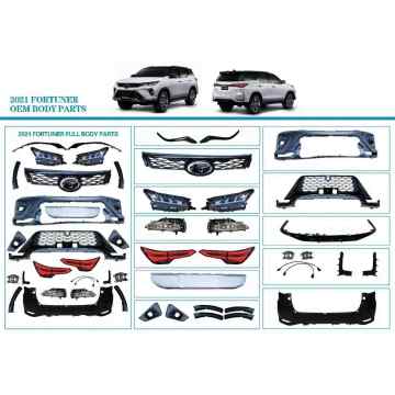 2016-2020 Toyota Fortuner Actualización 2021 Kit de cuerpo Fortuner para accesorios 4x4