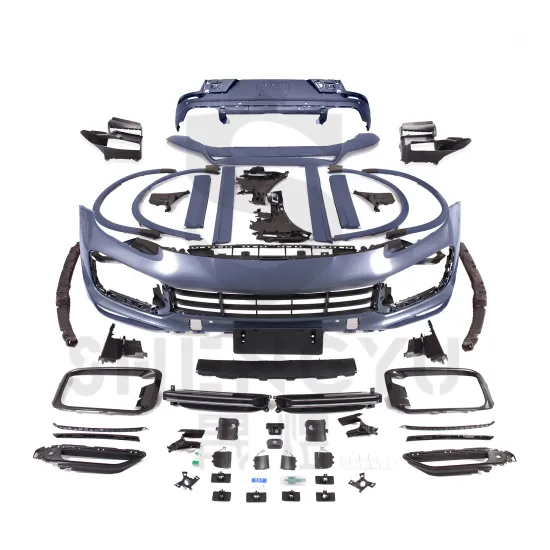 Car Spare Parts: Bumpers with Grille for 2020 Porsche Cayenne Coupe Upgrade to Turbo Coupe