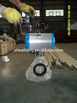 Pneumatic PPH butterfly valve