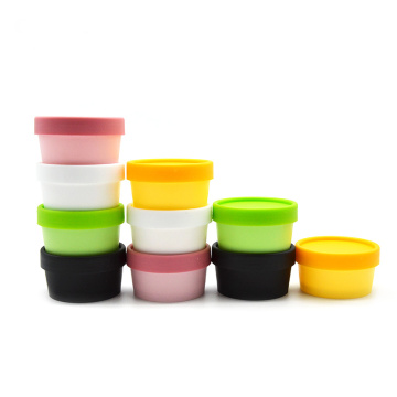 manufacturers empty 100g 200g cosmetic plastic jars containers black green pink color customized