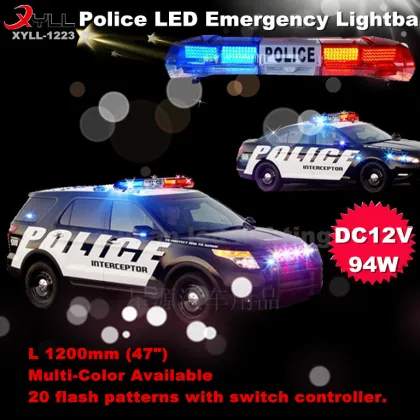 Emergency Led Warning Light Lights, Light Bar 100w Siren Speaker Lighting Vehicle Strobe Fire Trunk Lightbar