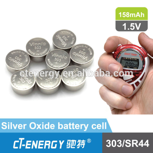 1.55V Coin button Cell Sliver Oxide Battery SR44/303 For Stopwatch