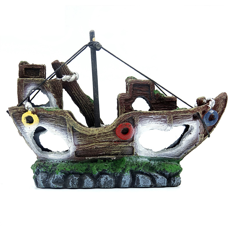 Customized Stone Pirate Ship