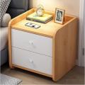 Narrow Simple Bedside Cabinet Bedside Table Mini Simple Modern Bedroom Multi-functional Locker Side Table Bedroom Ins Shelf