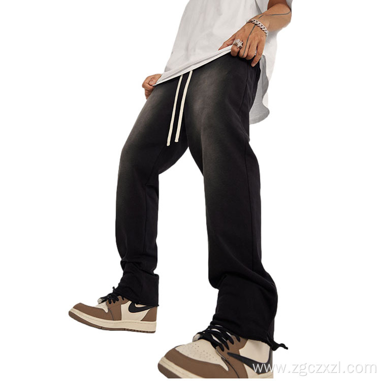 Men's four seasons fashion distressed sweatpants