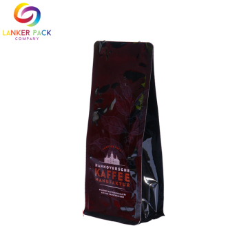 Bolsa de aire comprimido con parte inferior del bloque con válvula para café