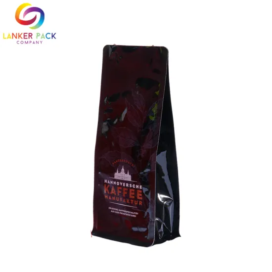 Air-proof Block Bottom Pouch With Valve For Coffee