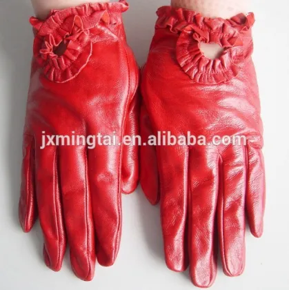 Genuine leather gloves