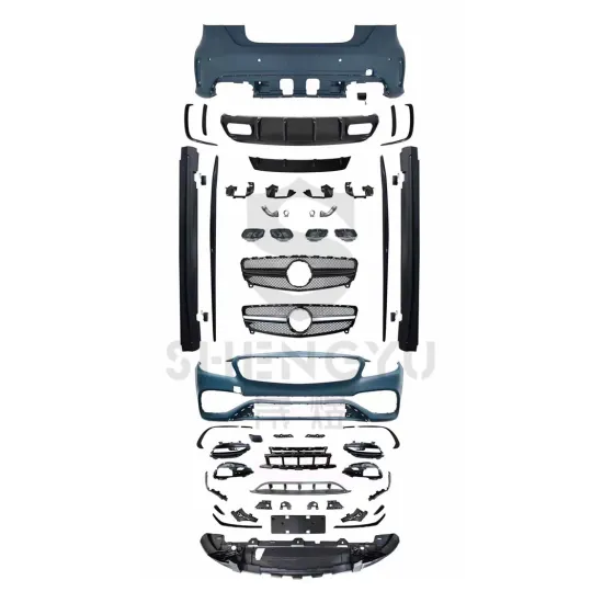 AMG Style Auto Accessories for Benz A-Class W176: Grille, Exhaust Pipe, Side Skirt, Car Bumper Upgrade to A45