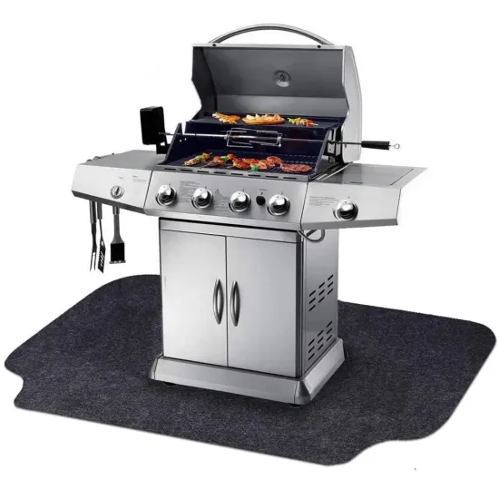 4 Burners Vertical Gas or Charcoal BBQ Grill Outdoor Home Garden Use Ks14074