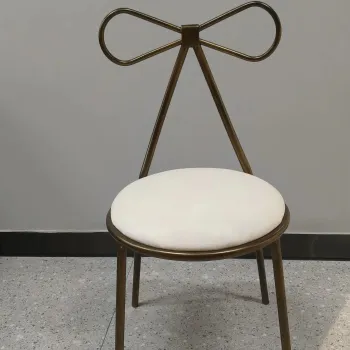 ST-8905 Custom Luxury Modern Design Stainless Steel Legs Chair