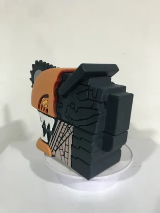 Chainsaw Man Latex Mask: Anime Cosplay Props for Halloween, Christmas, and More