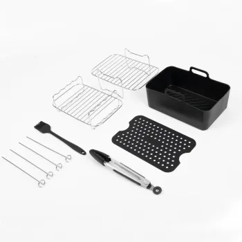 7-Piece Air Fryer Silicone Pot Liners, Accessories Mat Kit for Safe Cooking