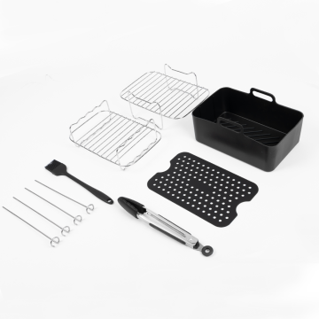 7-Piece Air Fryer Silicone Pot Liners, Accessories Mat Kit for Safe Cooking