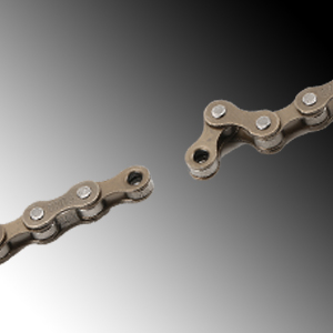 ZONKIE 1-Speed Bicycle Chain - 122 Links, Fits Shimano, SRAM, Campagnolo Drivetrains