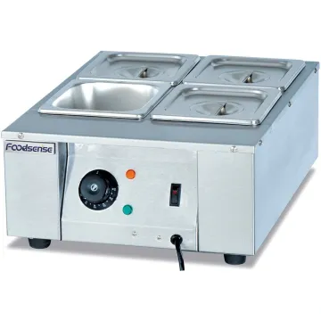 Restaurant Commercial Kitchen Equipment Hot Pot Table Electrical Stainless Steel Heating No Tap Food Warmer Bain Marie Buffet
