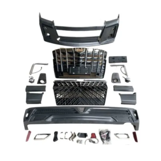 Widebody Front Rear Bumper Grille Fog Lamp Kit for Toyota Hiace 2013-2018