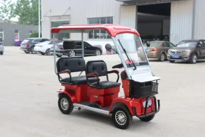 Electric tourist car Vintage electric sightseeing car