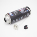 Empty aerosol spray paint cans valve tin can