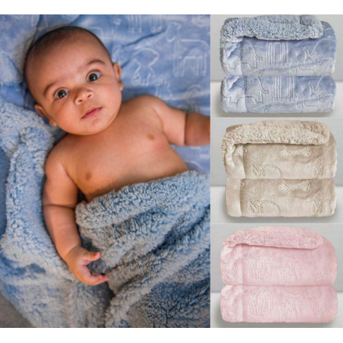 Manta de dupla camada em relevo 3D